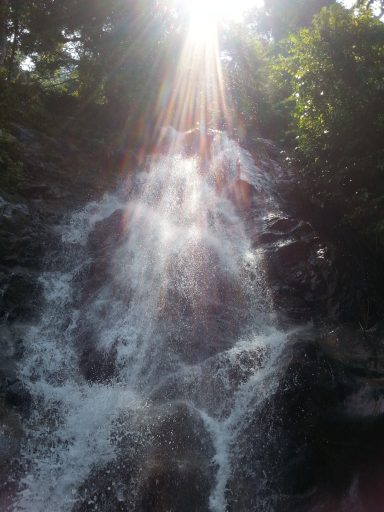 Wasserfall im Dschungel Thailands